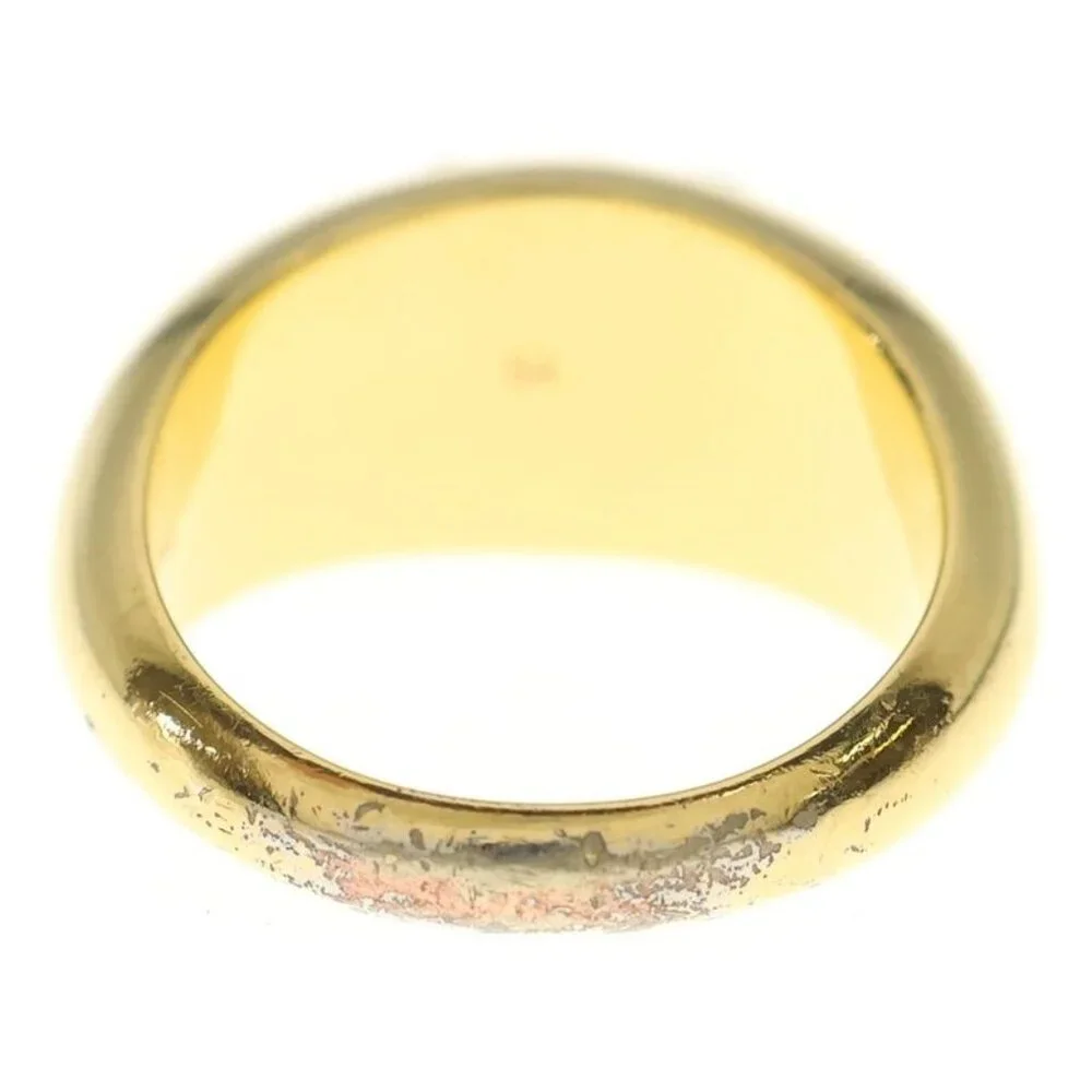 Celine Triomphe Gold Ring 54 - Picture 2 of 6